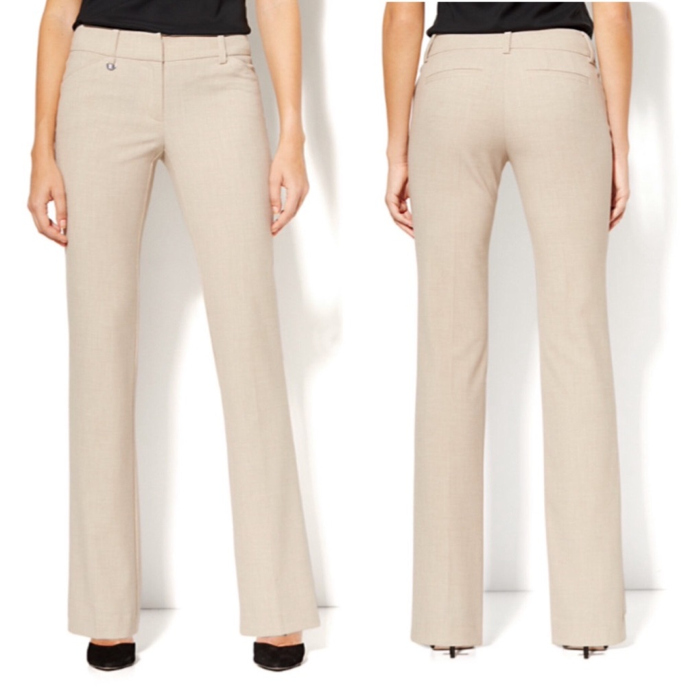 NWT The Crosby Mini Bootcut Flat Front Career Pant